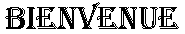 Gif animé bienvenue noir